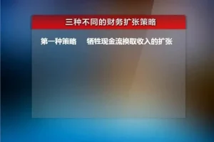 张金宝《企业财务战略扩张实战指南》2集视频课程