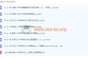 2022初三语文尖端班（何铮铮）寒假课程