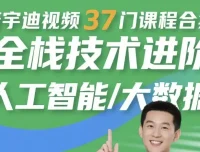 唐宇迪37门全栈技术进阶课程合集：人工智能与大数据