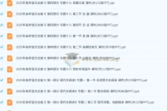 2025年高考语文二轮总复习课件