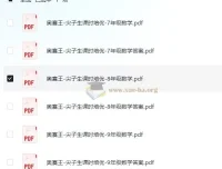 奥赛王《尖子生课时培优：7 – 9年级数学》