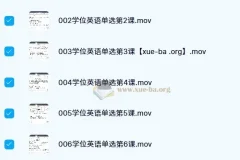 小楠学位英语课程