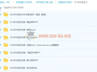 人教版初中英语课件PPT/教案/导学案/试题合集