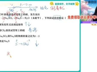 2024高一化学寒假特训：王瑾尖端班笔记与题型精讲