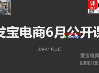 纪主任亲授：拼多多运营必修课，0基础起店到爆单实战