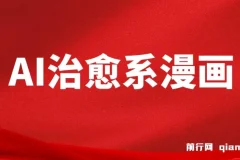 AI治愈系漫画制作课程：小白轻松上手，高效产出