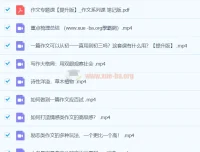 玉米语文老师作文系列课提升版：作文专题课