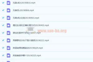 抖音网红名师孙志立58讲英语课程