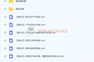 张艳平2023高考地理一轮复习（上、下）课程，更新6讲