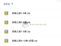 《Excel表格之道专业版：Excel进阶学习培训视频》