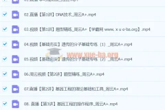 2024周云高二生物A+班寒假课程