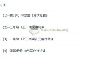 派派阅读：3年级（上）阅读寒假班【1月营】