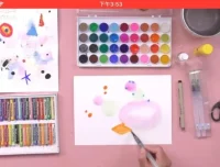 亲子绘画50课+零基础水彩16课：家庭艺术启蒙从入门到创作