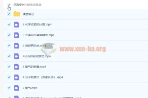 杨静然初三化学春季尖端班（2021暑，7讲完结带笔记）