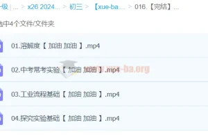 2024中考化学复习冲刺课程