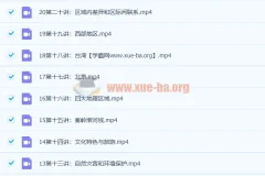 杨晓松中国地理：初一地理21讲全套（七年级地理微课堂）