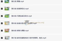 胡涛小学数学2年级暑假班课程