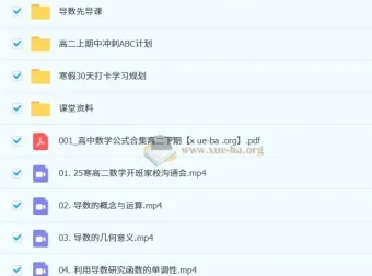 张磊 2026 届高二数学 2024 – 2025 寒假班课程