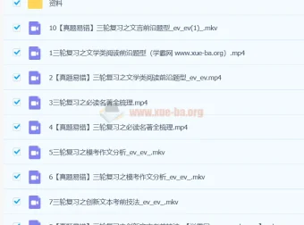 霍婉 2024 初中中考语文 A+春季班视频教程