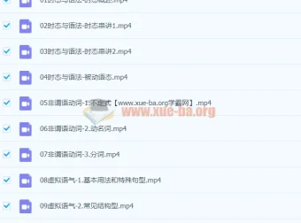 大学英语四级语法基础巩固14课时课程