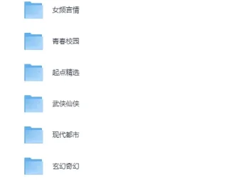 网络小说超级大合集·已按类别分类