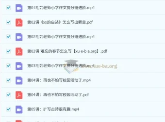 毛芸老师小学作文提分班进阶（大师班·完结）