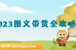 超火图文带货全攻略：从0 – 1教你做图文书单课程