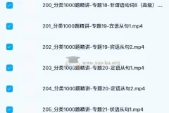 英语Harry老师语法三合一：系统语法与句子翻译课程