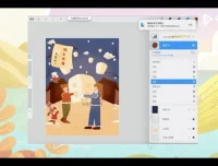 叶汁插画100课：从零基础到风格全面掌握的插画课程