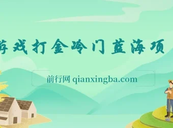 游戏打金冷门蓝海项目：手机简易操作，单机收益超100且可批量复制