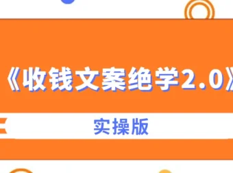 《收钱文案绝学2.0实操版：文案创作与营销秘籍课程》