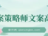 《文案策略师：文案营销高手不说的秘密课程》