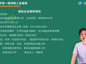 一般纳税人全盘账务与纳税申报实操指南：方源财税课程