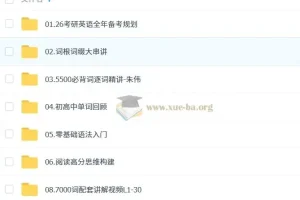 2026考研英语：朱伟小白入门阶段课程