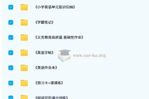 小学英语全方位学习教辅资料包