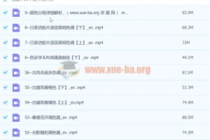 【抖音青林调色课堂】青林手机修图系统课程