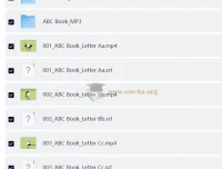 幼儿英语启蒙动画《字母书 ABC Book》（音视频+电子书）