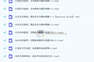 国家玮高考语文真题方法底盘学习营（2018 – 2023）