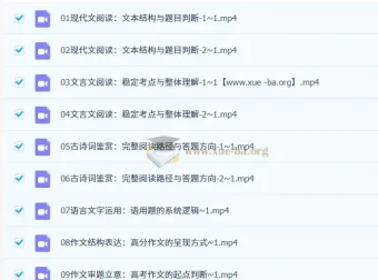 国家玮高考语文真题方法底盘学习营（2018 – 2023）