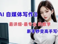 全网最全最细：AI自媒体写作教学，新手变身写作高手