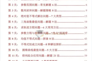 2026版《高考数学破题秒杀 – 36大招》219页PDF学习文档