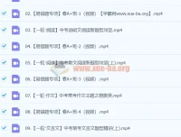 2024初三中考语文何铮铮寒假班（春上）