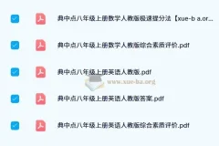 初中典中点：多版本初中同步学习辅导资料
