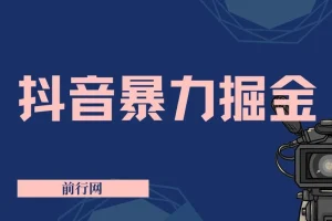 抖音掘金项目：靠闪烁之光日入4000+ 超级偏门玩法保姆式教学