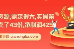 剪映绿色版变现项目课程：实操首日售出43份，净利润425