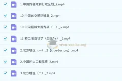 2024 – 2025初二地理暑假班（2026届适用）