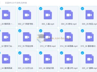 白马老师诗词课 115节