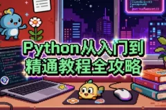 《Python从入门到精通教程全攻略：含编程、机器学习与爬虫等内容》