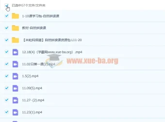 【完结】米粒妈自然拼读课程