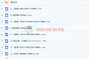 2023高考物理林婉晴a+全年班：一轮复习暑假班与秋季班（更新21讲）